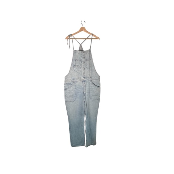 Pilcro Light Blue Denim Overalls - Picture 3 of 11